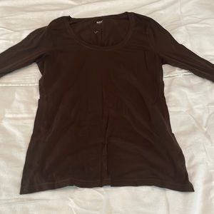 Women’s Brown Long sleeved T-Shirt by a.n.a.